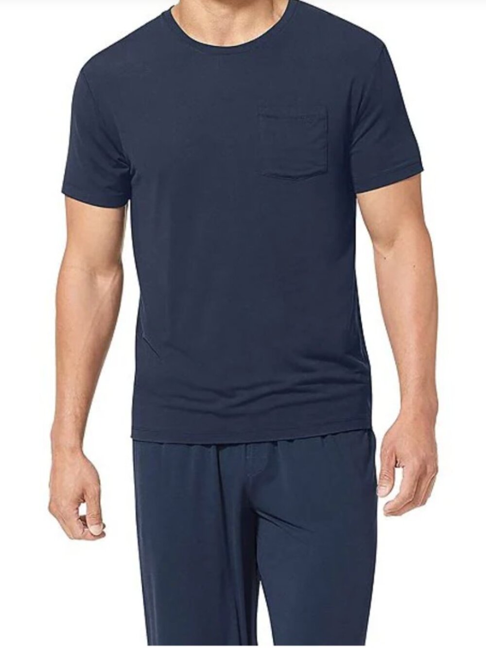 Tommy John Men’s Sleep Pocket Tee Dress Blues Navy Modal Size M NWT